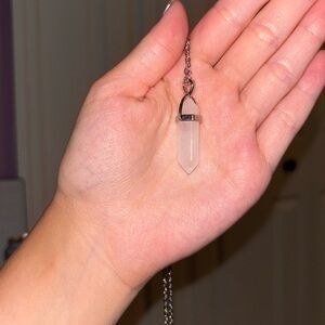 Handmade Rose Quartz Necklace